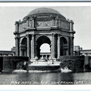 1938 San Francisco, CA Fine Arts Palace Panama Expo JC Bardell Mini Postcard A77