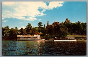 Postcard 1000 Islands NY c1968 Uncle Sam Tour Boats Boldt Castle River View