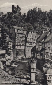 Monschau  Partie Am Haller Vintage Postcard