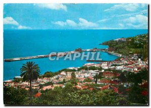 Modern Postcard Funchal Madeira Vista cidade e do Porto