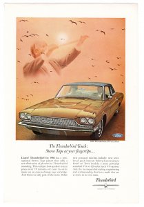 1966 Thunderbird Town Landau, Ford Motor Company - Vintage Ad (Hard Top)