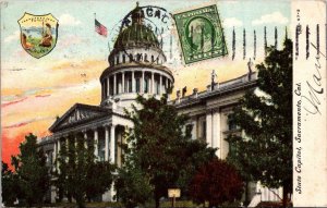 California Sacramento The State Capitol Building 1909