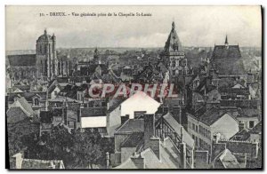 Old Postcard Dreux Vue Generale Taking the Chapel of St. Louis