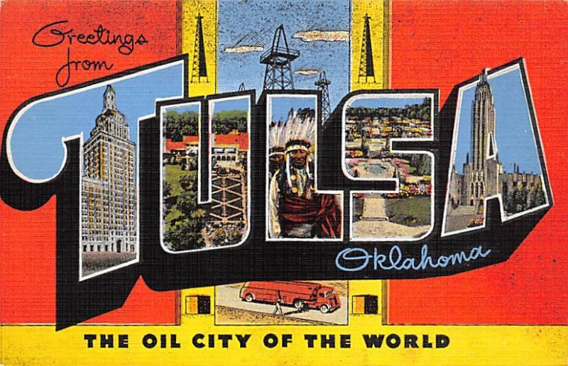 Greetings Oil Capitol Of The World Tulsa OK 