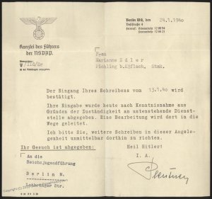 3rd Reich Germany 1942 Adolf Hitler Personal Stationery Cover and Letter  106922