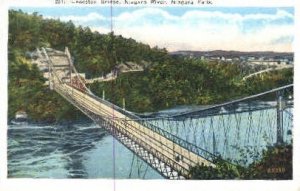 Lewiston Bridge Niagara River - Niagara Falls, New York