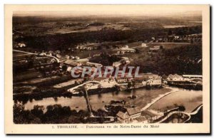 Old Postcard Panorama seen Thoraise Nore Dame du Mont