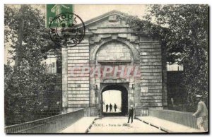 Old Postcard Toul Surrounding Gate Metz