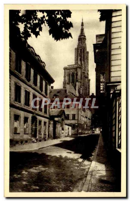Strasbourg Old Postcard The cathedral