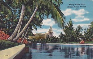 Florida Miami Beach Roney Plaza Hotel 1953