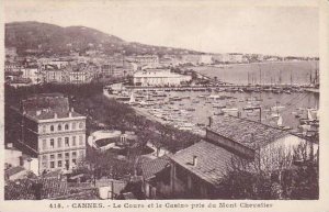 France Cannes Le Cours et le Casino pris du Mont Chevalier