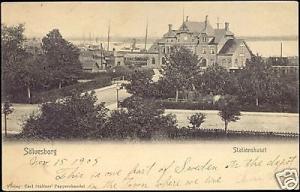 sweden, SÖLVESBORG, Stationshuset, Railway Station 1905