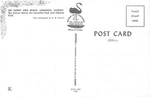 Lido Beach Sarasota FL Postcard