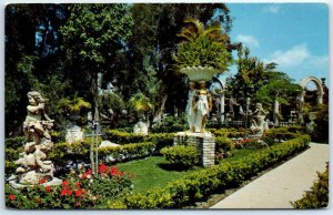 M-58837 The East Garden with Three Graces at Kapok Tree Inn Clearwater Florida