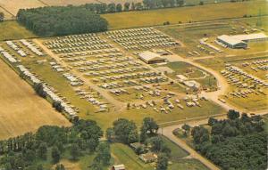 Elkhart Indiana Kampground Aerial View Vintage Postcard K44835