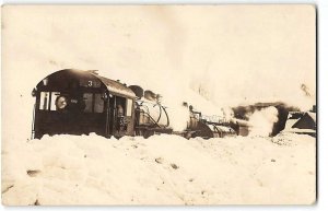 RPPC Blue Canyon, California Southern Pacific Railroad Train Truckee Photo 1910s