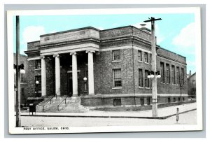 Vintage 1920's Colorized Photo Postcard Post Office Building Salem Ohio