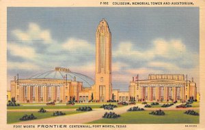 Coliseum Memorial Tower And Auditorium  - Fort Worth, Texas TX  