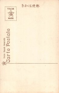 L267 Japan First Waterfall Nikko Forest vintage postcard