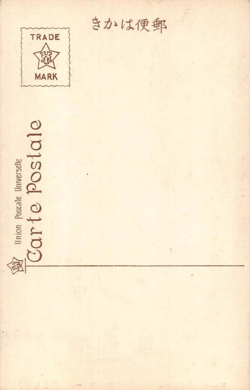 L267 Japan First Waterfall Nikko Forest vintage postcard