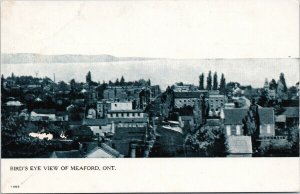 Meaford ON Ontario Birdseye Unused Postcard F42 *as is