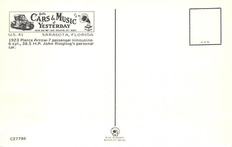 1923 Pierce Arrow â€“ seven passenger limousine Auto Unused 