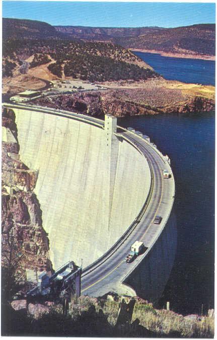 Flaming Gorge Dam & Visitor Center Wyoming WY