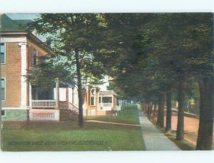 Divided-Back VIEW OF STREET Gloversville New York NY n1602