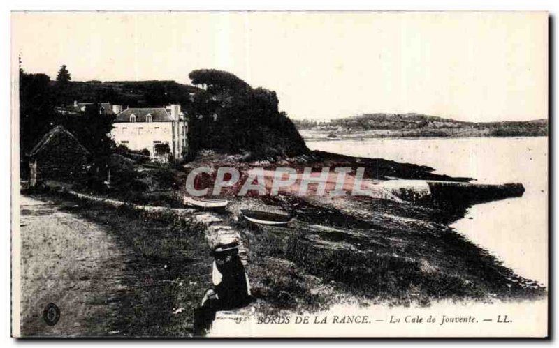 Old Postcard Bords De La Rance Cale Jouvente