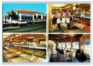 Vintage Tip Top Meats & European Eatery Paseo Del Norte Calsbad, CA Postcard 7WE