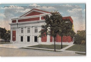 Ypsilanti Michigan MI Damaged Postcard 1907-1915 Frederick H. Pease Auditorium