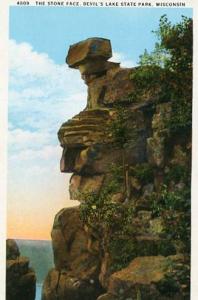 WI - Devil's Lake State Park, The Stone Face