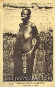 Les Femmes a Plateaux African Nude Unused close to perfect corners, light yel...