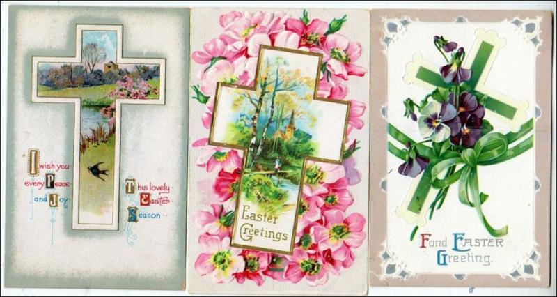 3 - Easter Cards with Crosses