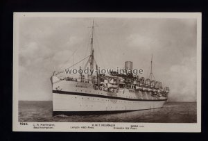 na9935 - Royal Navy Transport Ellerman Liner - City of Marseilles - postcard