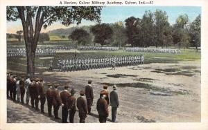 Culver Indiana Military Academy Review Antique Postcard K100167