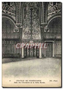 Old Postcard Chateau de Pierrefonds Hall of Knights of the Round Table