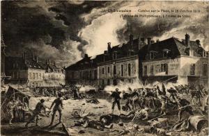 CPA CHATEAUDUN - Combat sur la Place le 18 Octobre 1870 (669791)