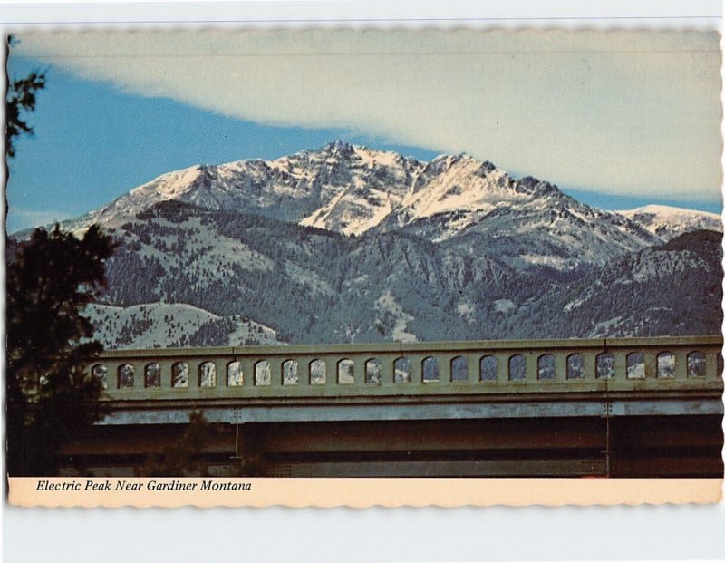Postcard Electric Peak, Montana