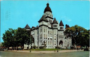 Jasper County Court House Carthage Missouri WOB Cancel 3c Stamp Liberty Postcard 