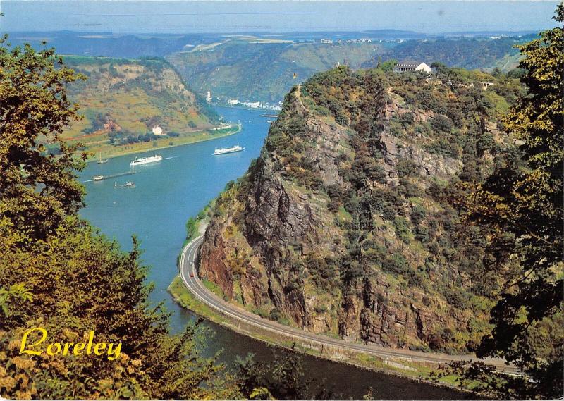 GG14074 Loreley Schiff River Boats bateaux Panorama