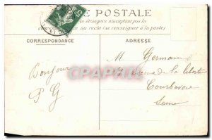 Postcard Old Saint Cloud The Diogenes lantern in 1820 after Develly