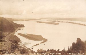 Columbia River from Crown Point real photo - Columbia River Highway , Oregon ...