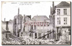 Old Postcard Arras A Corner Of The City Army