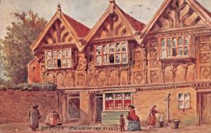 CHESTER UK~PALACE OF THE STANLEYS ARTIST DRAWN POSTCARD