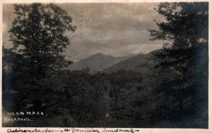 RPPC  Adirondacks  New York  Noon Mark  Real Photo Postcard  1952