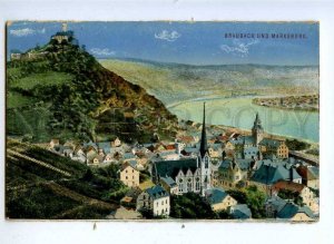 192232 GERMANY BRAUBACH & MARKSBURG Vintage postcard