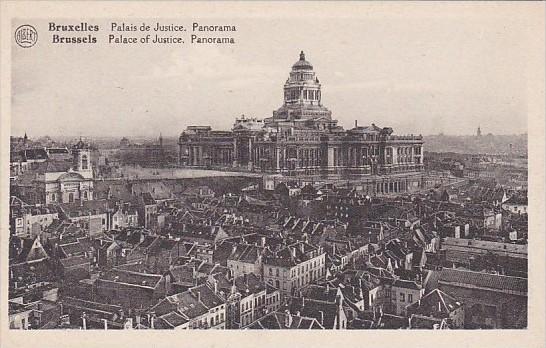 Belgium Brussels Palais de Justice Panorama