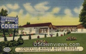 Manor Motor Court, linen - Louisville, KY