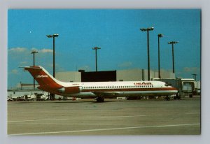 Aviation Airplane Postcard US Air Airlines Douglas DC-9 Hi I Just Flew AW15